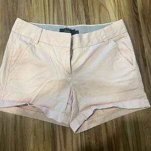 J Crew Chino Shorts Size 0 Pink